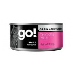 GO! NATURAL Holistic консервы беззерновые с курицей для кошек, паштет, Grain Free Chicken Pate, 100г